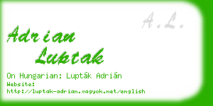 adrian luptak business card